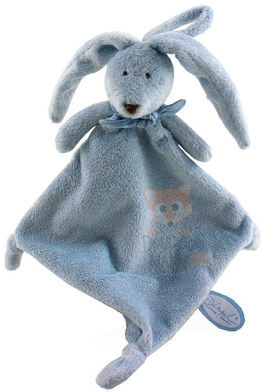  flor baby comforter with pacifinder blue rabbit 